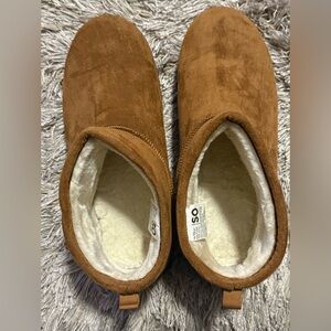 SO Cozy Brown Women’s Slippers